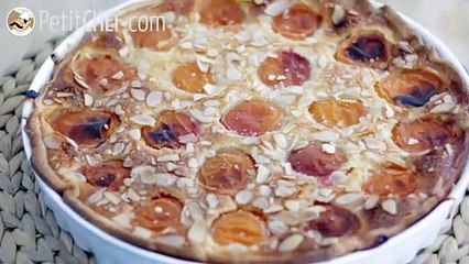Apricot and almonds tart - video recipe !