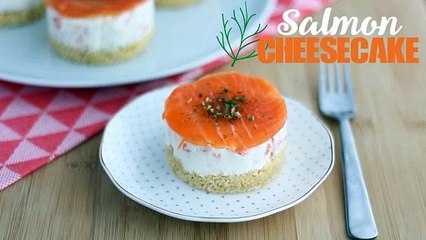 Salmon cheesecakes - video recipe !