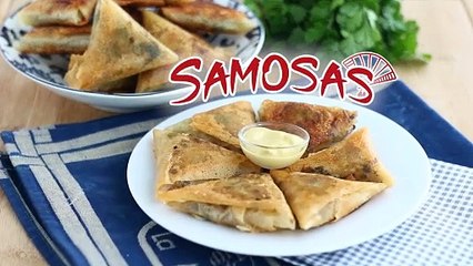 Beef samosas - video recipe !