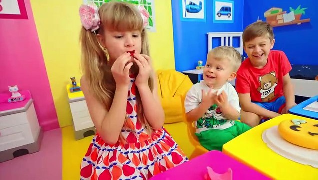 Diana Roma and Oliver Explore the Mysterious Secret Room