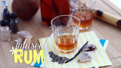Vanilla cinnamon infused rum