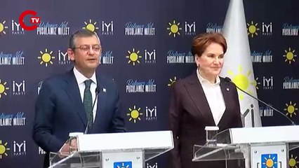 Kritik görüşme sonrası Özgür Özel ve Meral Akşener'den ortak açıklama...