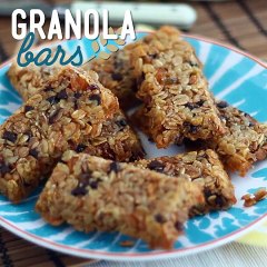 Energy granola bars - video recipe!