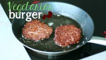 Vegetarian red beans burger - video recipe!