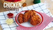 Crunchy chicken tenders - video recipe!