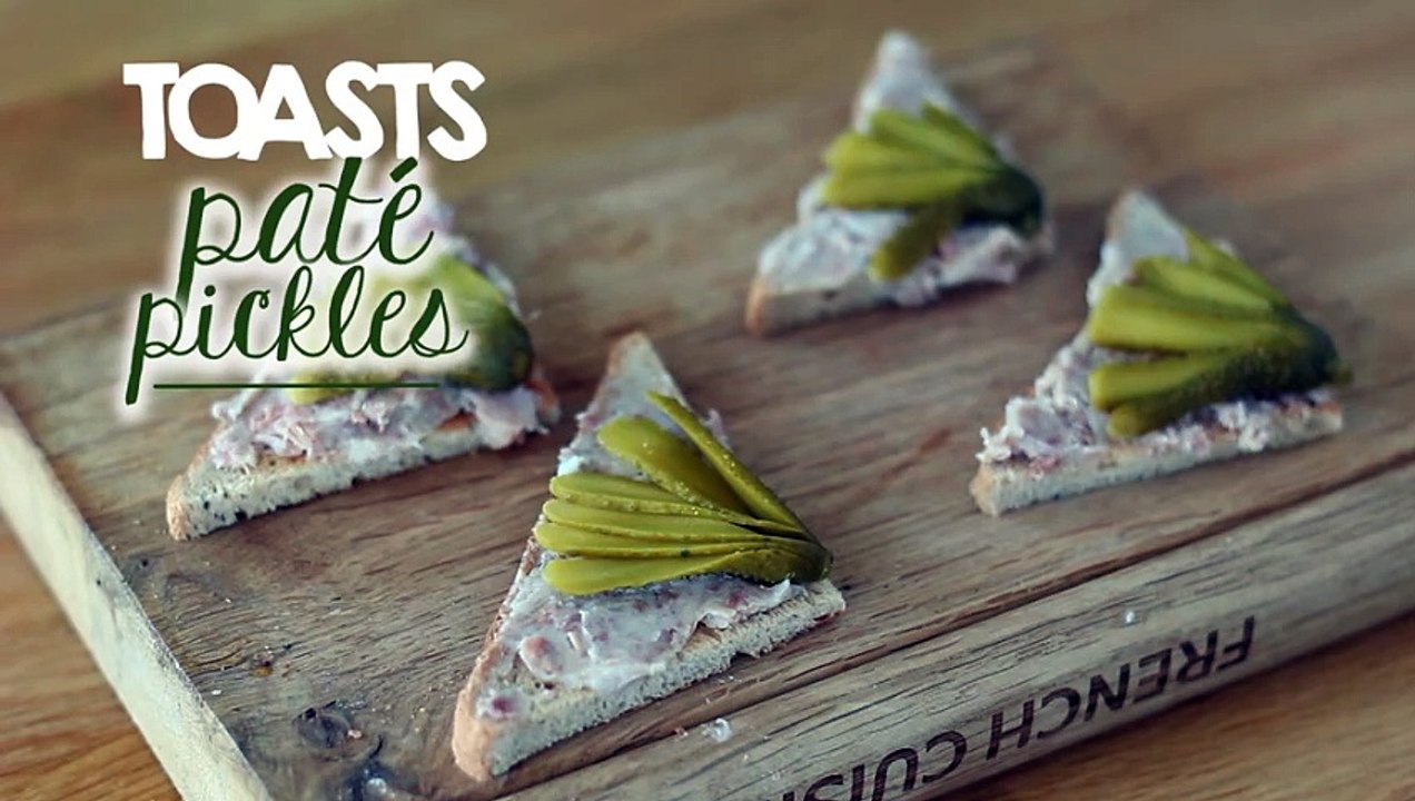 Paté and pickles toast Vidéo Dailymotion