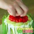 Sandwich cake: a fresh and colorful appetizer