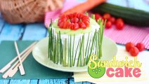 Sandwich cake: a fresh and colorful appetizer
