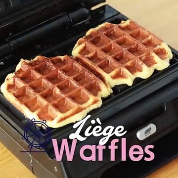 Traditional liège waffles