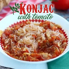 Konjac spaghetti provençale