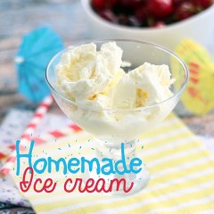 Homemade ice cream without an ice cream maker