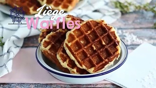 Traditional liège waffles