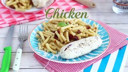 Chicken ballotines with mozzarella