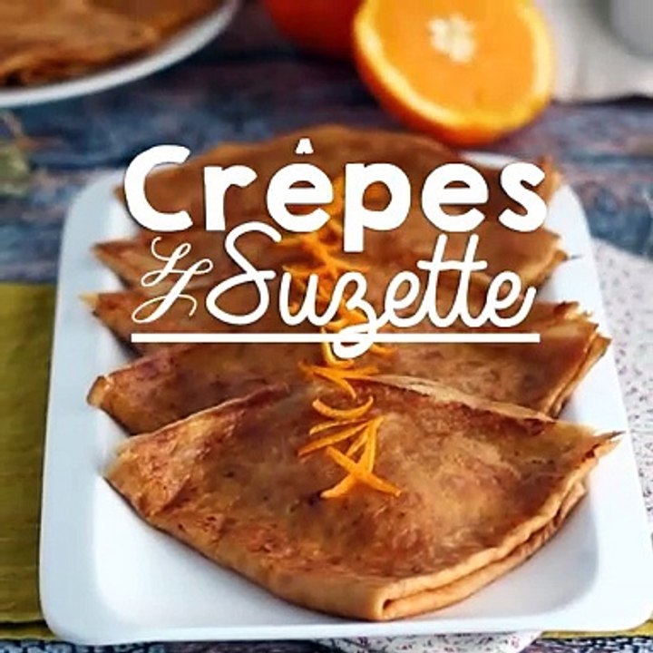 Suzette crepes, the traditional french recipe!