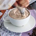 Iced cappuccino, a delicious coffee dessert