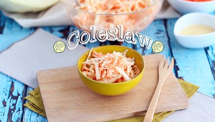 American-style coleslaw (cabbage and carrot salad)