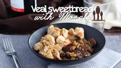 Veal sweetbreads with morel mushrooms