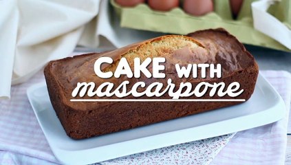 Mascarpone cake (moist and flavorful)