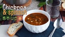 Chickpea and spinach soup