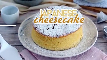 Japanese cheesecake (light and airy)
