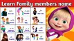 learning about family preschool | my family members | learn family members in english