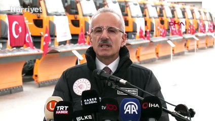 Bakan Uraloğlu: Kış hazırlıklarımız tamam! Ekiplerimiz kar ve buzla mücadele çalışmalarına devam edecek