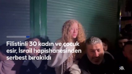 'Filistinli cesur kız' Ahed Temimi serbest bırakıldı