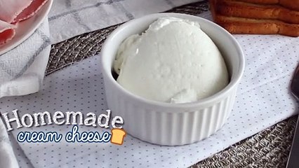 Homemade cream cheese (philadelphia style) with 2 ingredients