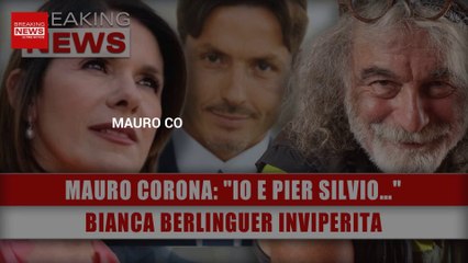 Mauro Corona, "Io E Pier Silvio…": Bianca Berlinguer Inviperita!