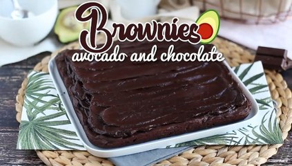 Avocado and chocolate brownie - dairy free