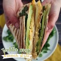 Grilled tortilla wrap brunch style - tortilla wrap hack