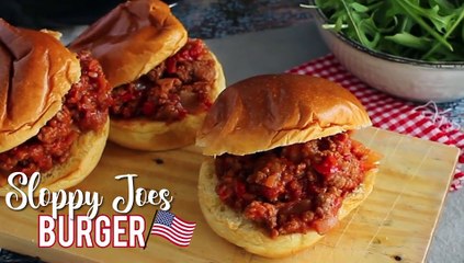 Sloppy joes style burger