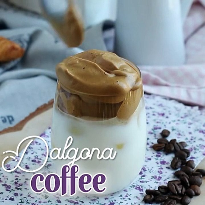 Dalgona coffee mousse