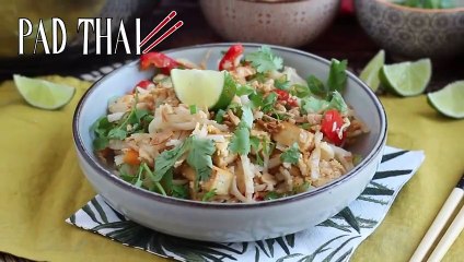 Pad thai with tofu