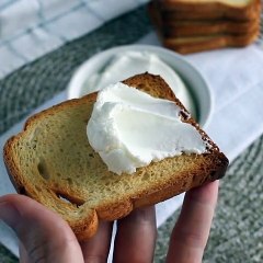 Homemade cream cheese (philadelphia style) with 2 ingredients