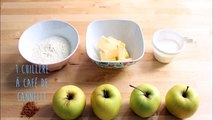 Crumble aux pommes  et cannelle