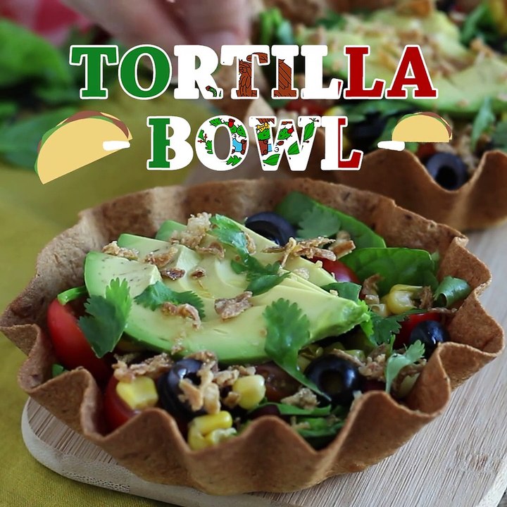How to make tortilla bowls? video Dailymotion