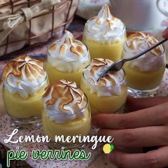 Lemon meringue pie verrines