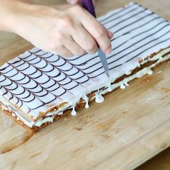 Mille feuille à la vanille