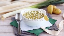 Sopa / creme de alho-poró e batata