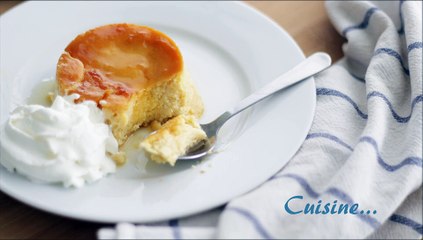 Flan fondant au mascarpone et caramel