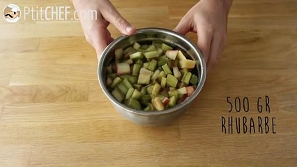 Tarte à la rhubarbe facile