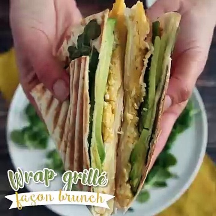 Gegrillter Wrap nach BrunchArt Tortilla Wrap Hack video Dailymotion