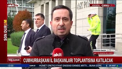 Cumhurbaşkanı İl Başkanları toplantısına katılacak
