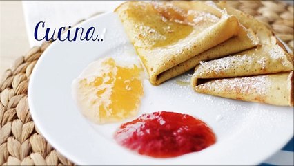 Crêpes leggere, senza glutine e senza lattosio