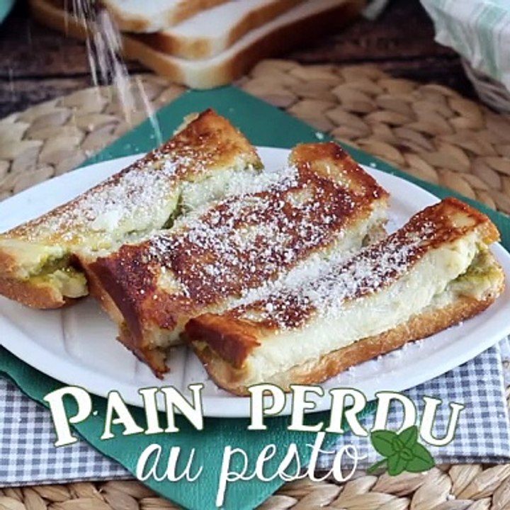 French toast mit pesto