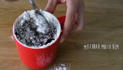 Mug cake / bolo de caneca de nutella no microondas