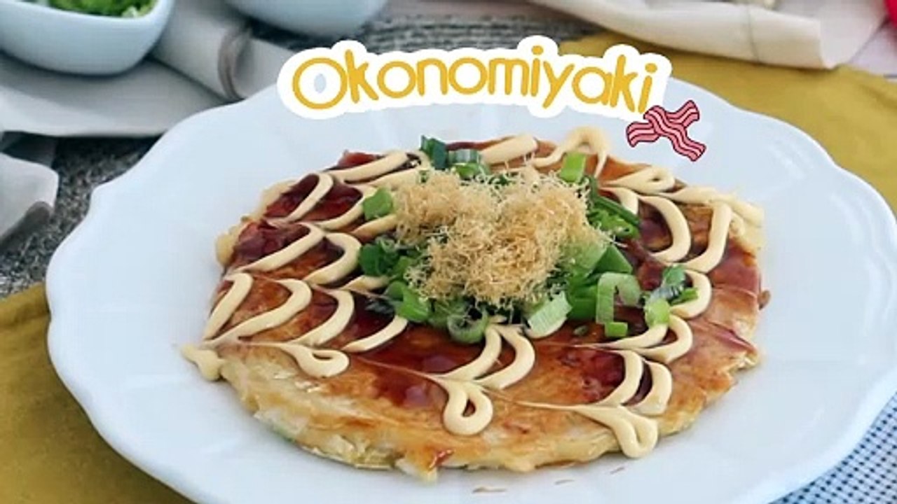 Okonomiyaki - japanisches omelett