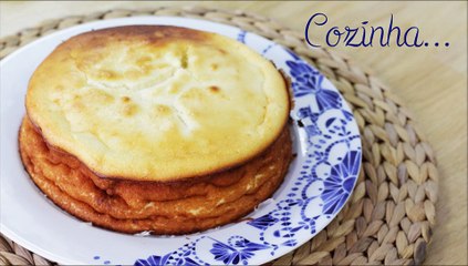 Bolo de Queijo Creme Rápido e Fácil em 4 Ingredientes 🍰