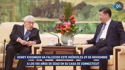 Muere Henry Kissinger, arquitecto geopolítico del mundo en el siglo XX, a los 100 años de edad